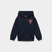 Sweat zipp&eacute; &agrave; capuche Harry Potter bleu marine gar&ccedil;on