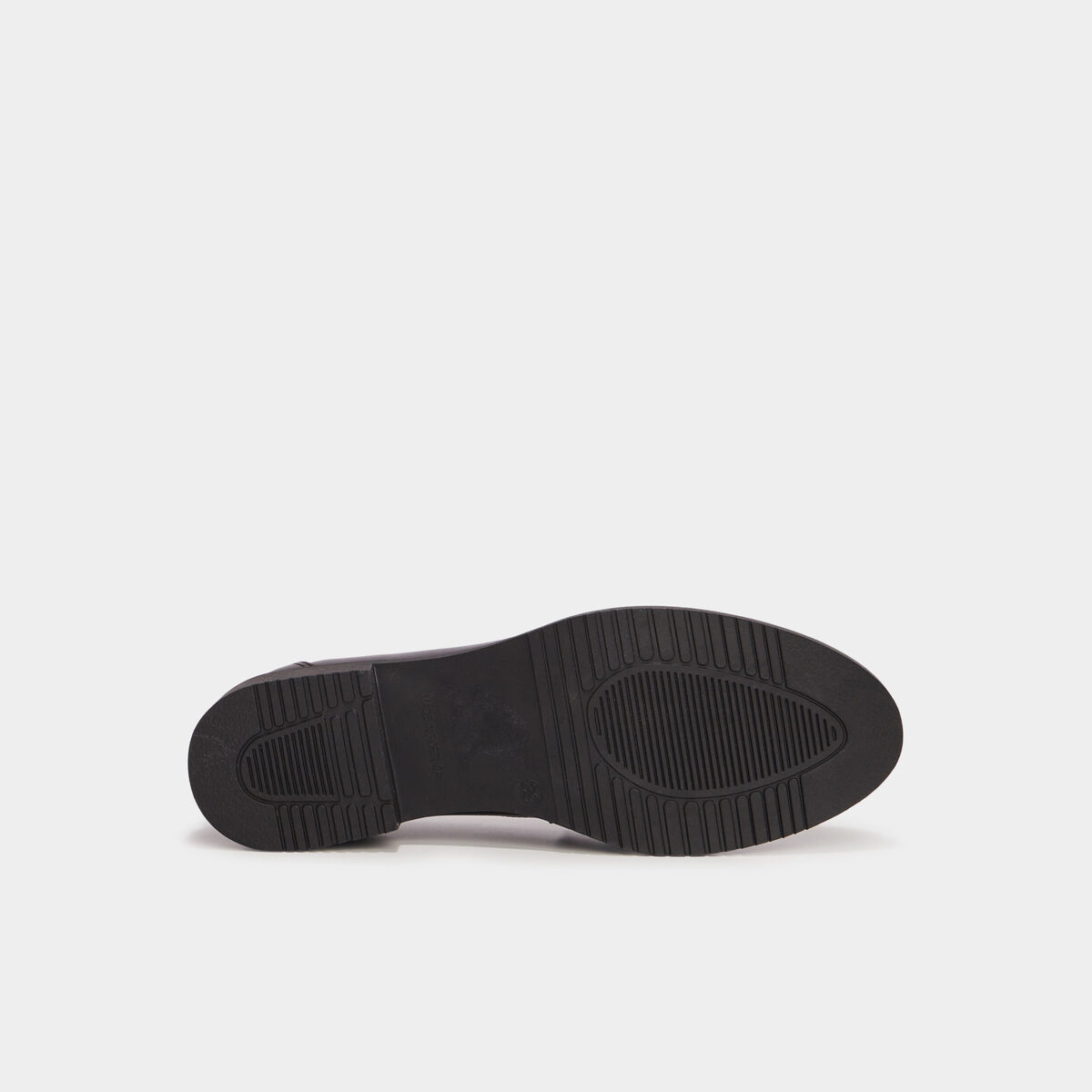 Mocassins en cuir noir femme