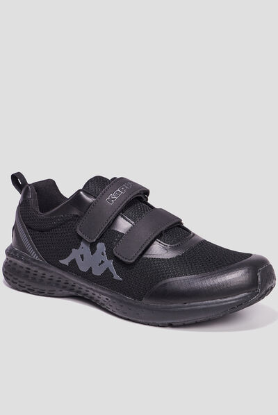 Baskets running à scratchs Kappa Glinch noir homme