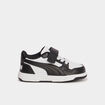 Tennis basses à scratchs Puma Lite noir bébé garçon