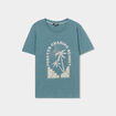 T-shirt manches courtes Liberto vert foncé femme