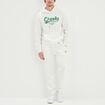 Sweat &agrave; capuche avec cordon hoodie blanc homme