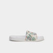Claquettes de plage multicolore femme