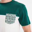 T-shirt manches courtes 1 poche Creeks vert foncé homme