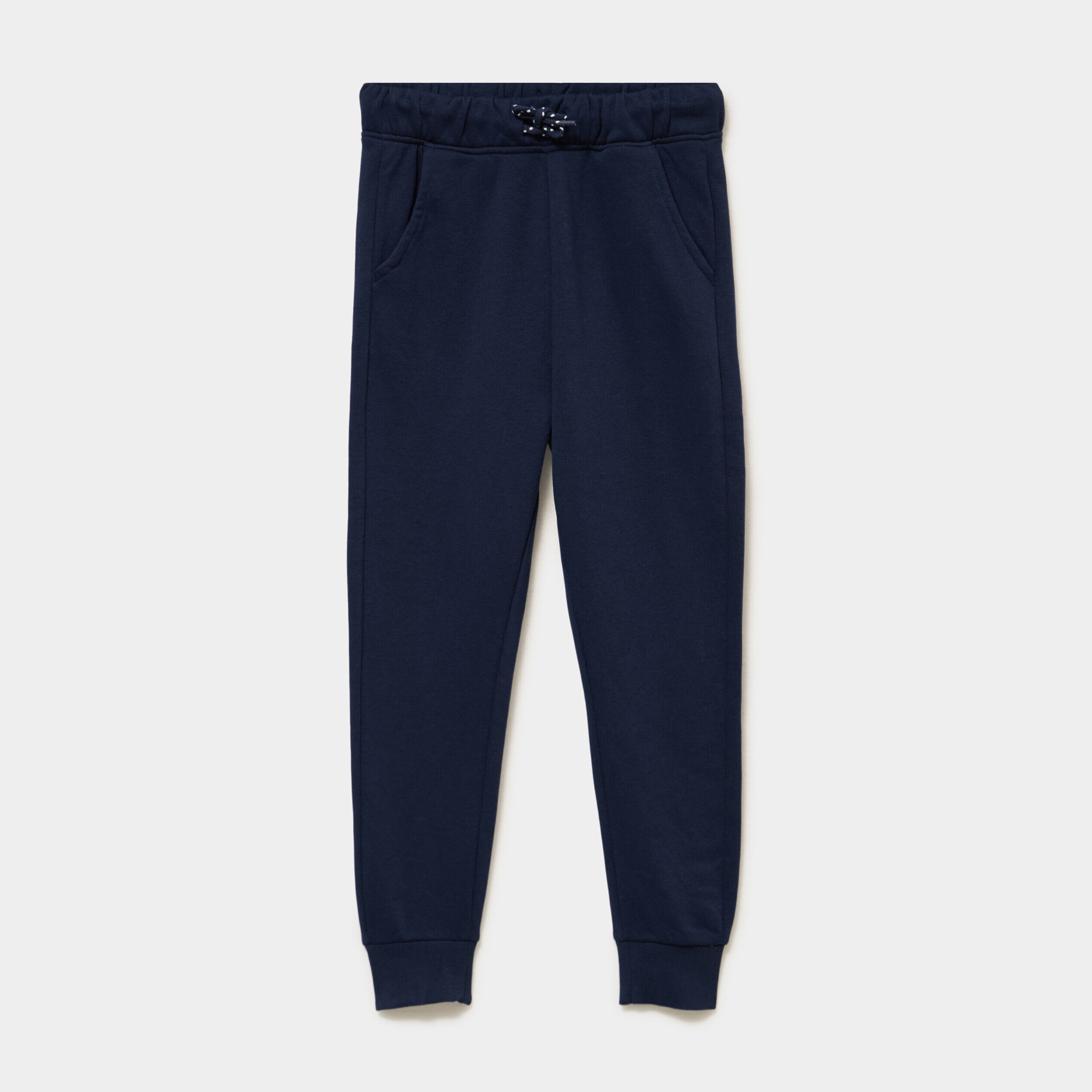 Pantalon jogging regular 2 poches bleu marine garçon LH