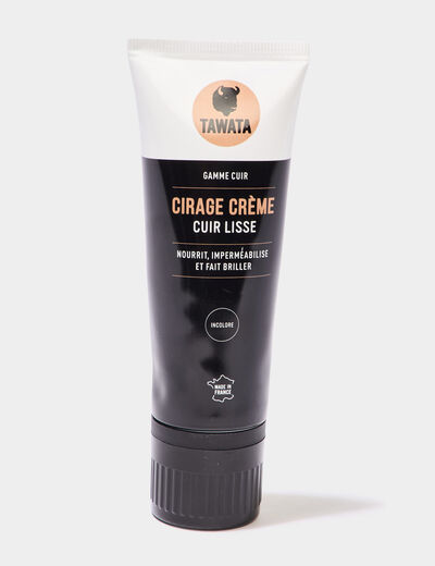 Tube cirage crème cuir lisse 75 ml multicolore mixte