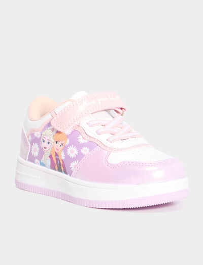 Tennis basses Reine des neiges violet fille