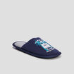 Chaussons mules surf bleu homme