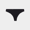 Tanga avec micro dentelle noir femme