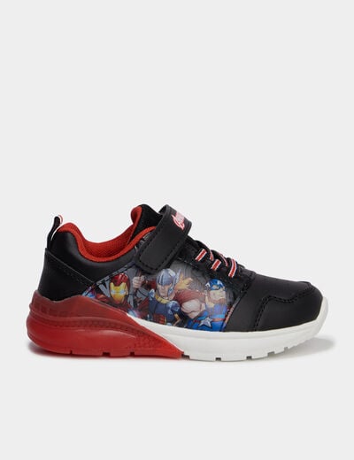 Baskets running lumineuses Marvel noir gar&ccedil;on