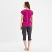 Ensemble pyjama corsaire t-shirt violet femme