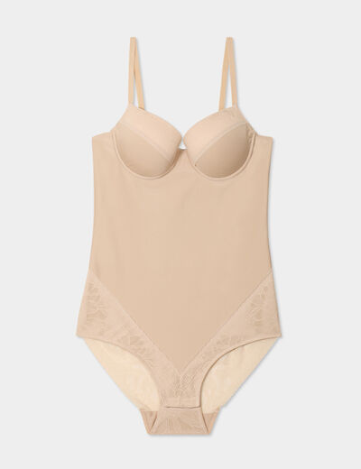 Body gainant beige femme