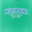 Sweat à capuche hoodie Creeks vert garçon
