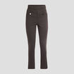 Pantalon slim ajusté 7/8ème gris fonce femme