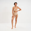 Soutien-gorge push-up triangle beige femme