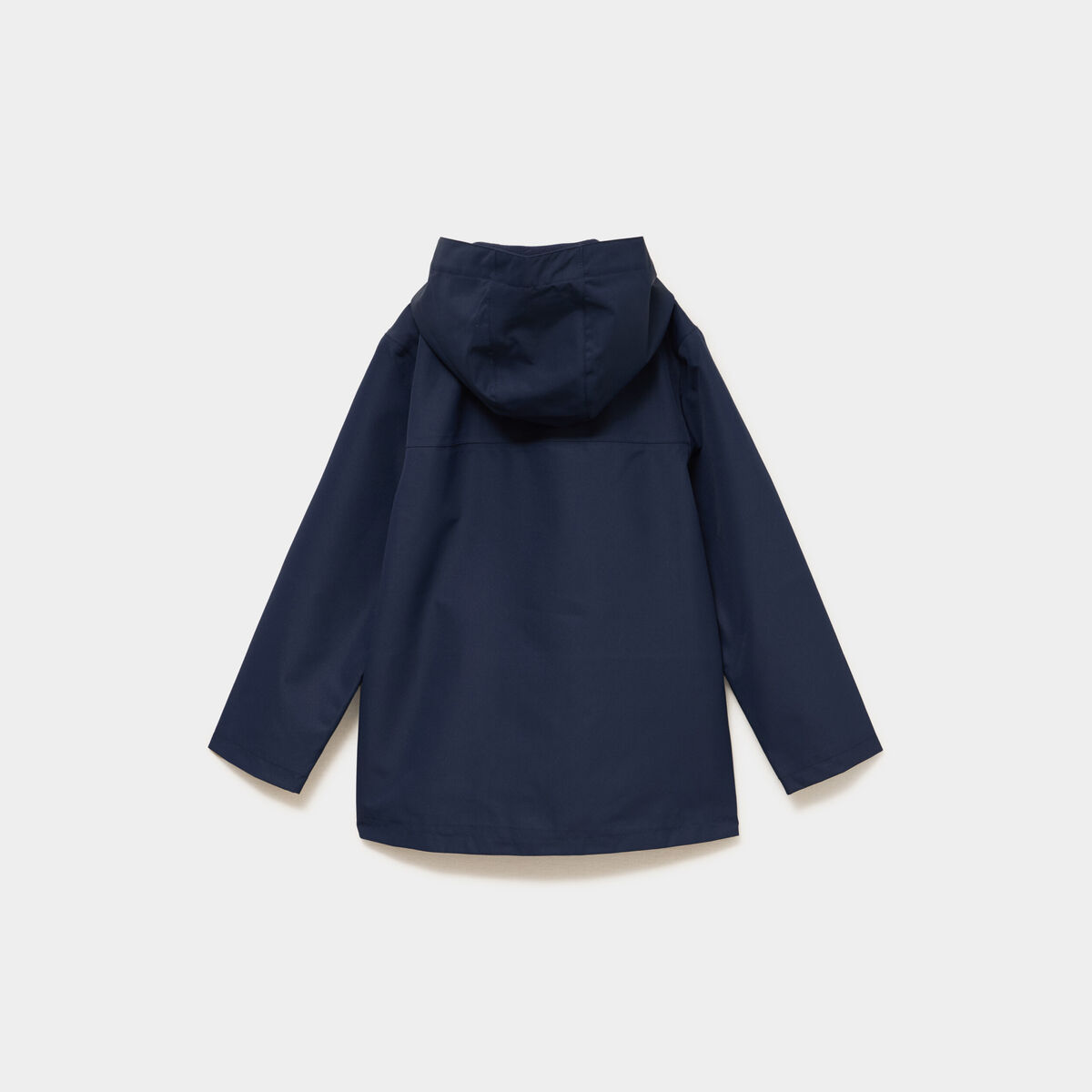 Coupe-vent imperm&eacute;able &agrave; capuche bleu marine gar&ccedil;on