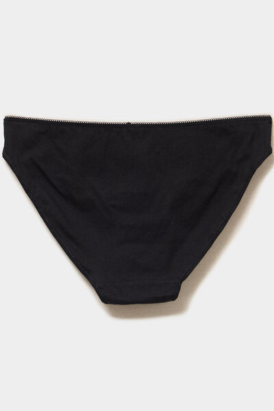 Lot 3 culottes coton noir femme