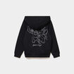 Sweat zipp&eacute; &agrave; capuche Stitch noir fille