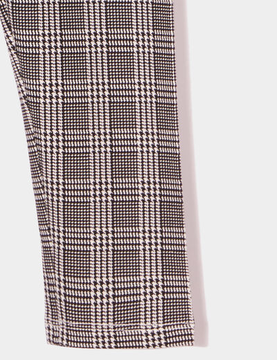 Legging long élastiqué coton blanc fille