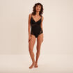 Body padd&eacute; en dentelle noir femme