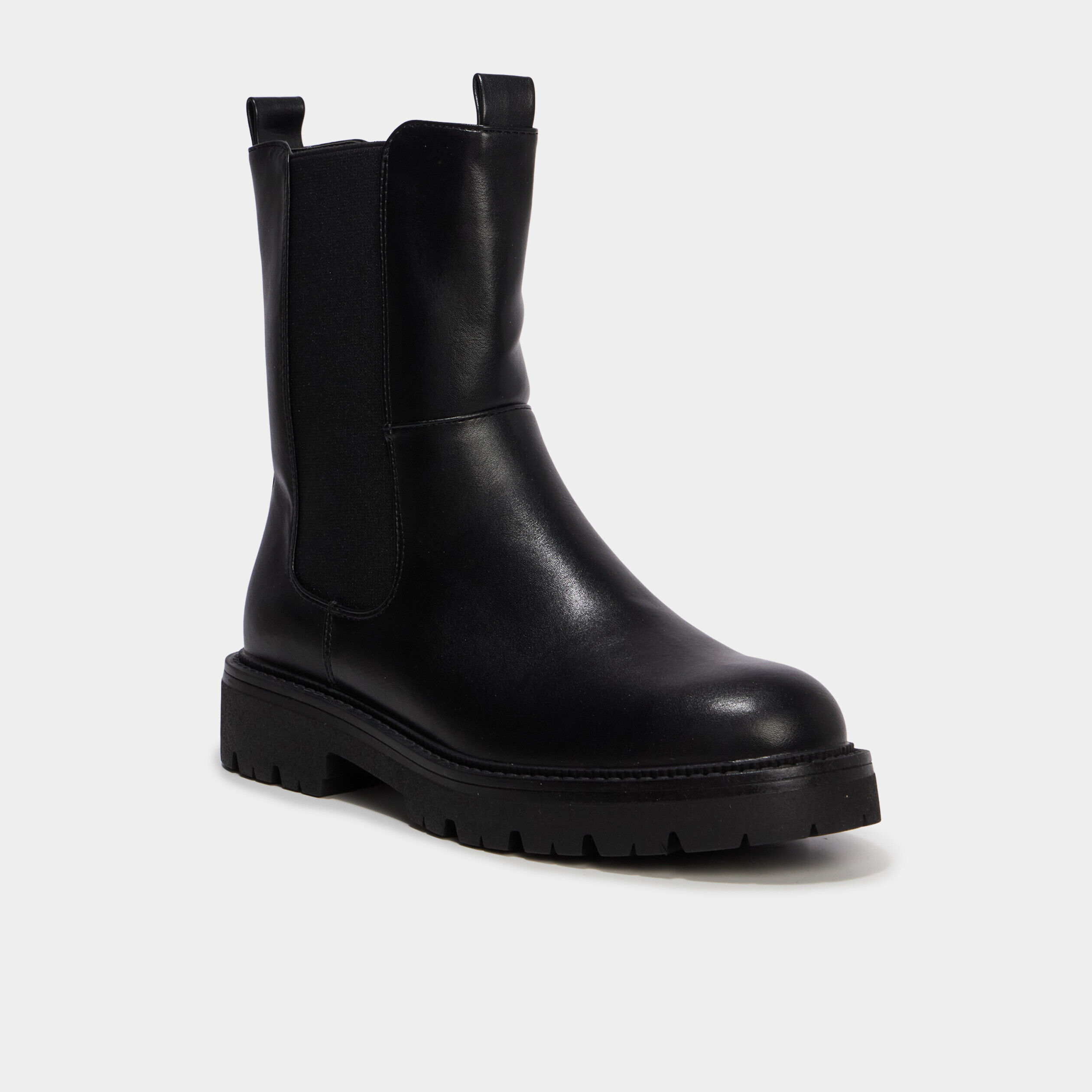 Boots chelsea zippées noir femme LIBERTO
