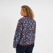 Veste matelassée réversible marron femme grande taille