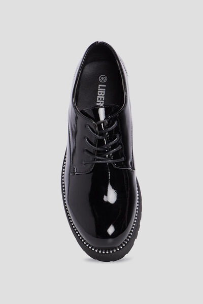 Derbies vernies Liberto noir femme