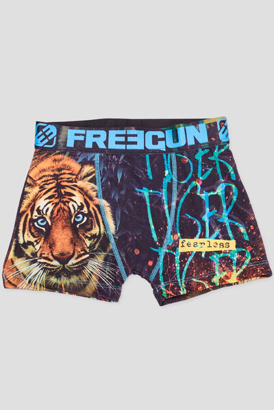 Boxer Freegun bleu garçon