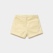 Short ajust&eacute; 5 poches coton jaune fille