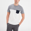 T-shirt à manches courtes 1 poche Creeks bleu marine homme