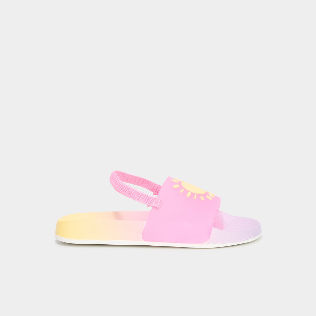 Mules de plage avec brides multicolore fille