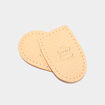 Talonnettes en cuir Tawata ivoire femme