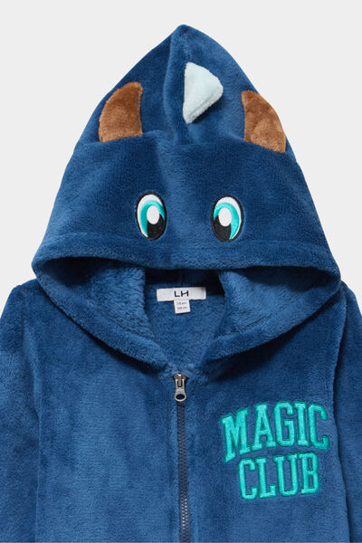Ensemble pyjama 3 pi&egrave;ces bleu marine gar&ccedil;on