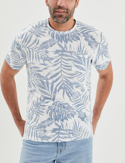T-shirt manches courtes Creeks bleu homme