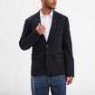 Veste costume boutonnée 1 poche buste bleu foncé homme