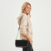 Sac en bandoulière irisé noir femme