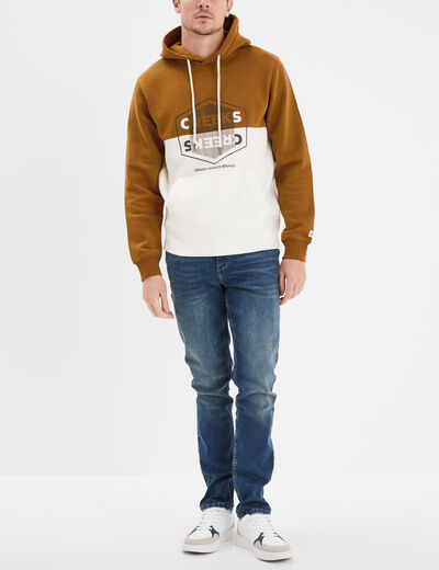 Jeans slim 5 poches denim dirty homme