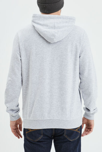 Sweat à capuche hoodie Goldorak gris homme