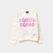Sweat à sequins Squishmallow ivoire fille