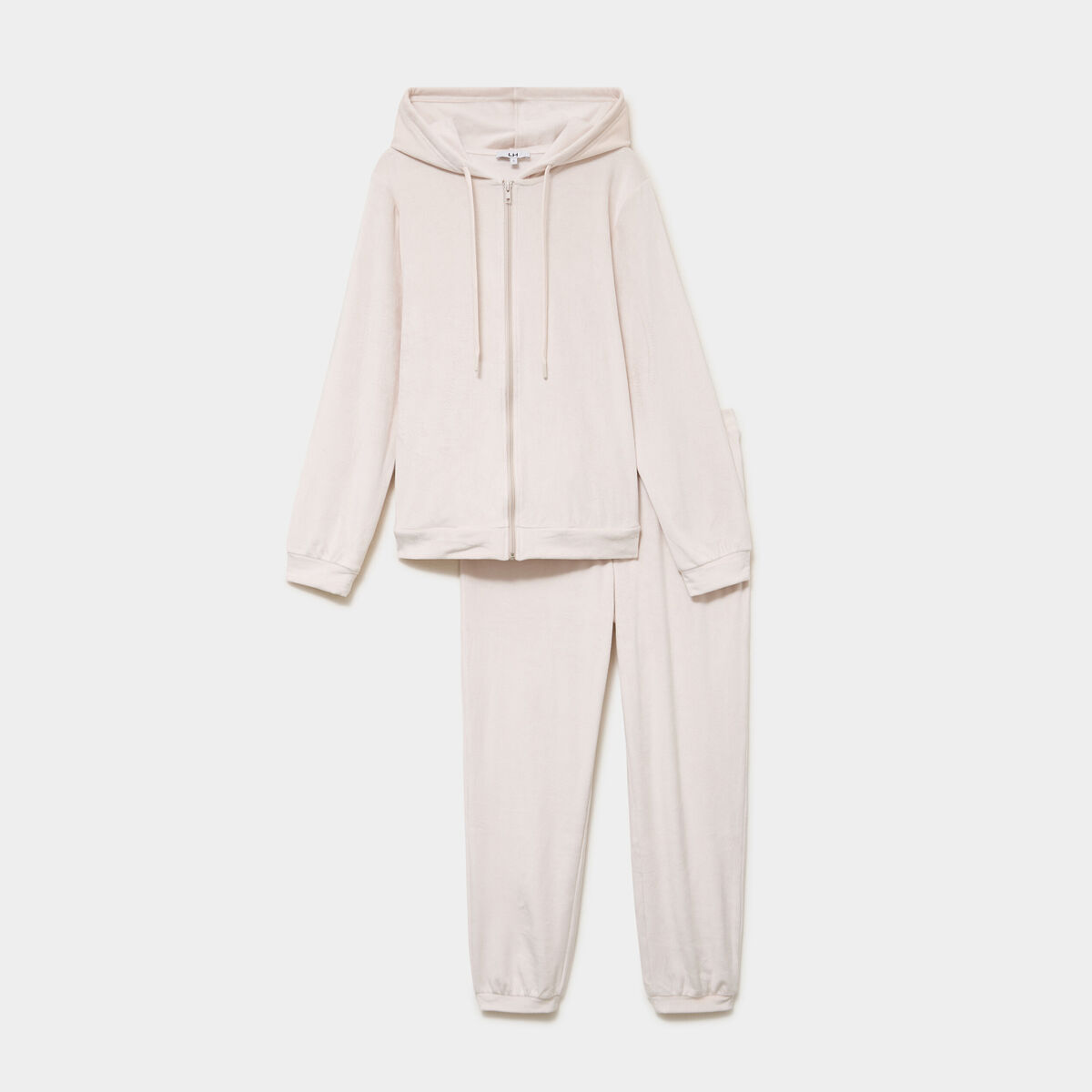Ensemble pyjama sweat pantalon velours sable femme