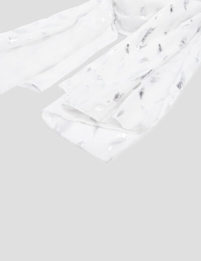 Foulard ecru femme