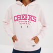 Sweat &agrave; capuche hoodie rose clair femme