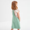 Ensemble robe salopette t-shirt Creeks vert pastel fille