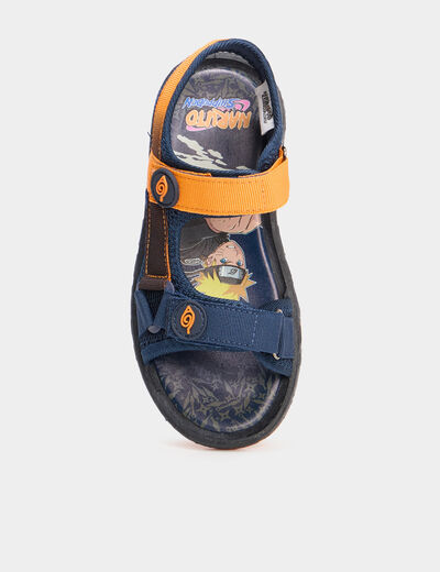 Sandales à scratchs Naruto multicolore garçon