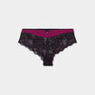 Shorty en micro dentelle rouge femme