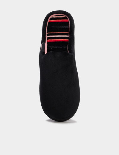 Chaussons mules Isotoner ecru femme