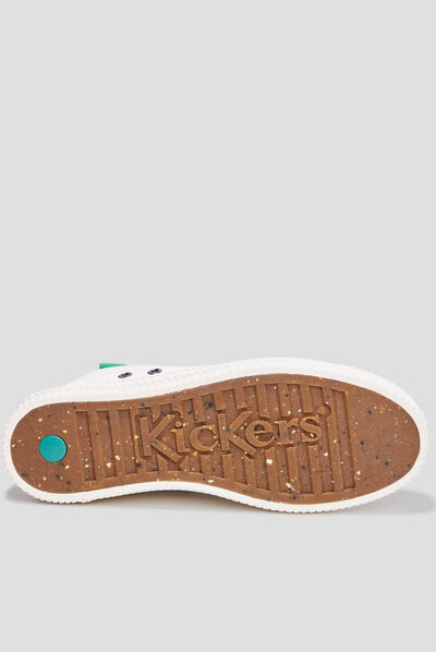 Baskets montantes Kickers Reallife blanc femme