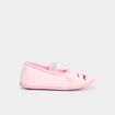 Chaussons ballerines rose fille