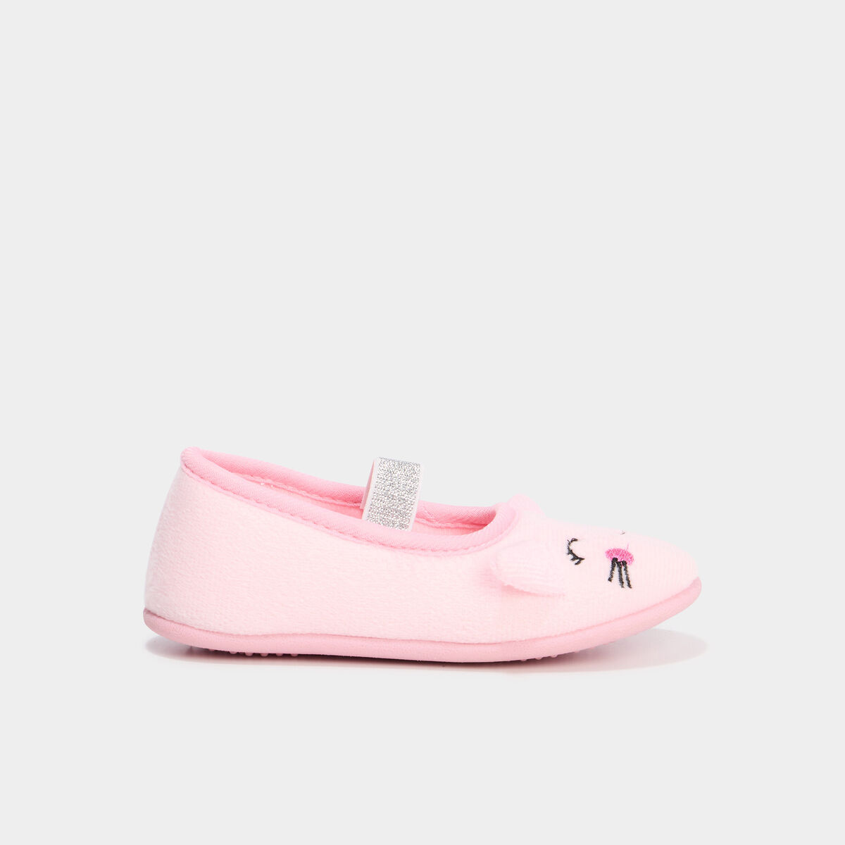 Chaussons ballerines rose fille