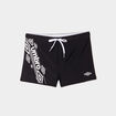 Boxer de bain taille &eacute;lastiqu&eacute;e blanc homme